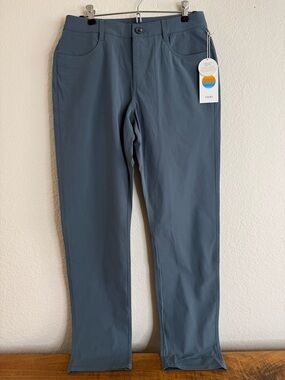 New Vuori Vuori Meta Pant Athletic Slim Fit 30" Blue Sea Size 30 V430-S